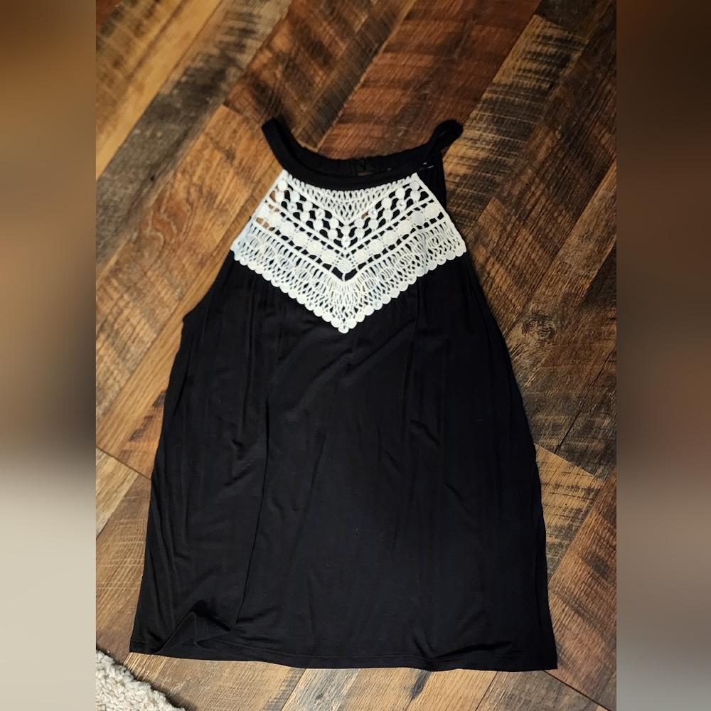 INC Sz L halter top. EUC